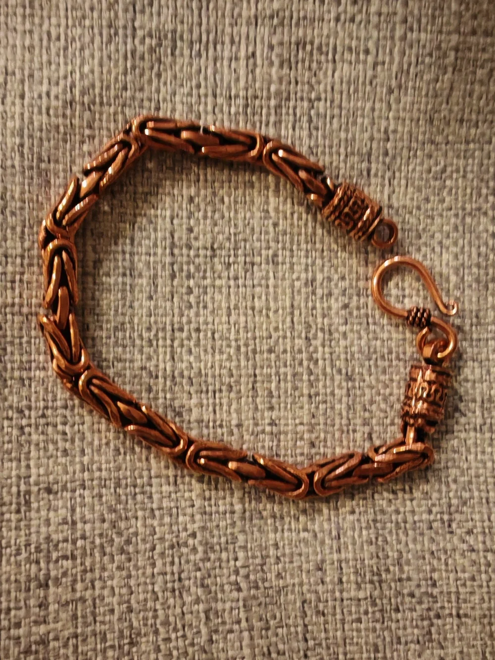 Antiqued Copper Plated Bracelet - Unisex